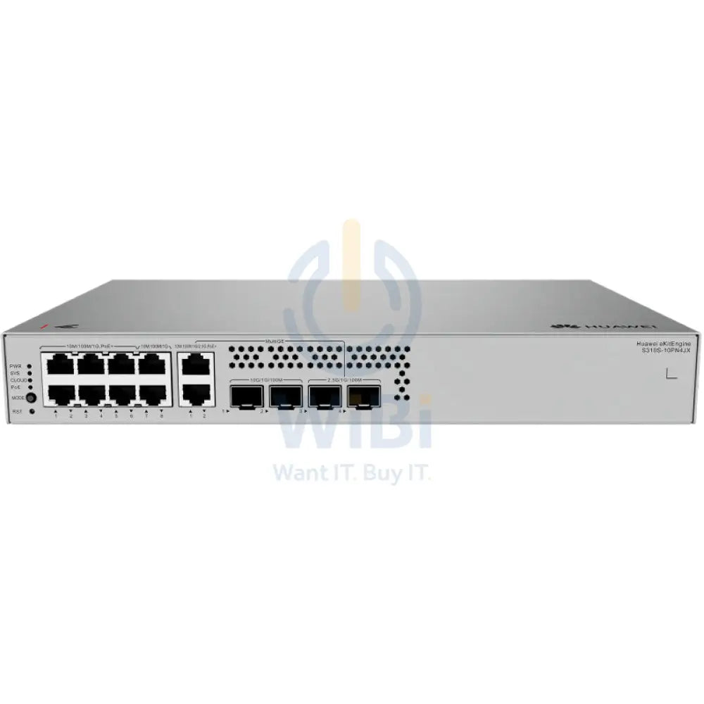 Huawei eKitEngine S310S-10PN4JX Switch - 76 Gbit/s / 10G SFP + / 2.5G SFP / GE RJ45 - Switch Networking Products >