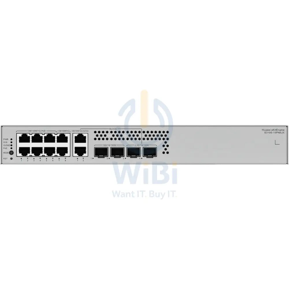 Huawei eKitEngine S310S-10PN4JX Switch - 76 Gbit/s / 10G SFP + / 2.5G SFP / GE RJ45 - Switch Networking Products >