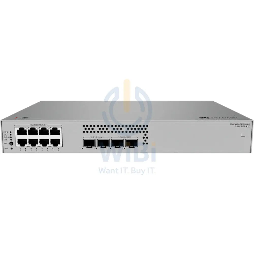 Huawei eKitEngine S310S-8P4JX Switch - 66 Gbit/s / 10G SFP + / 2.5G SFP / GE RJ45 - Switch Networking Products >