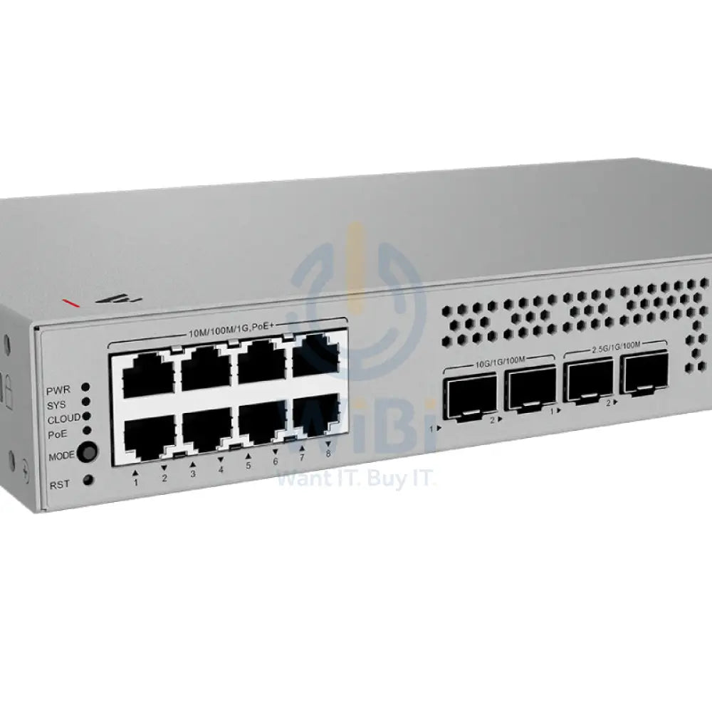 Huawei eKitEngine S310S-8P4JX Switch - 66 Gbit/s / 10G SFP + / 2.5G SFP / GE RJ45 - Switch Networking Products >