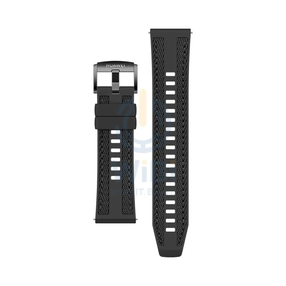 Huawei Nylon and Fluoroelastomer Composite Strap for Huawei GT6 / GT6 Pro - 46mm / Graphite Black Accessories > Smart