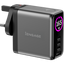 iEngage 165W TFT PD Charger (Triple USB -C + USB-A) W/ Interchangeable UK/EU Plug
