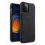 Melkco Back Snap Series Lai Chee Pattern Premium Leather Snap Cover Case - Apple iPhone 12 Pro Max / Black Accessories