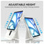 iFacemall Keyboard Case for iPad Air 11 - RGB Backlit – White Accessories > Mobiles & Tablets > Tablets > Keyboard &