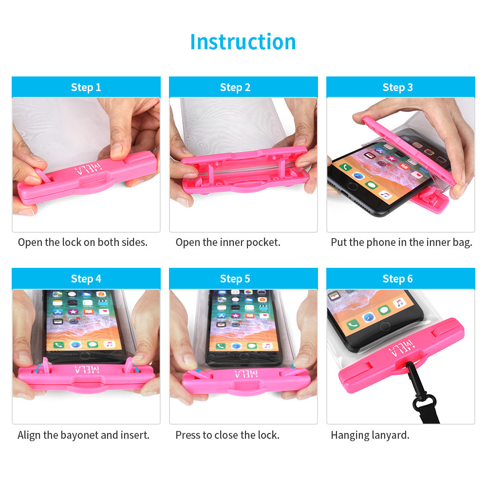 Seawag Mela Universal Smartphone Waterproof Case - (Warehouse Packed)