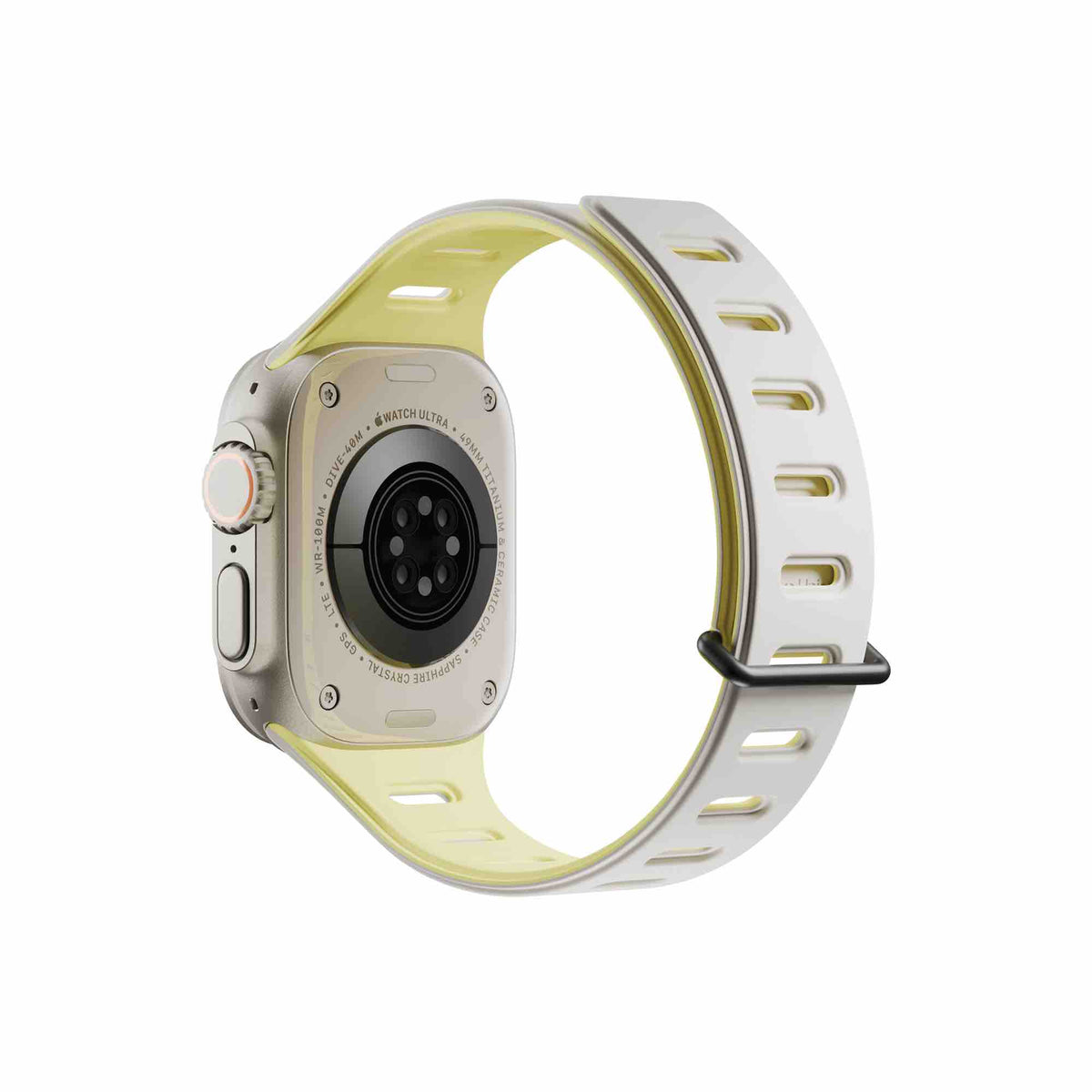 Native Union Active Watch Band For Apple Watch Ultra 42/44/45/49Mm - Lemon/Sandstone