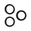 BodyGuardz Pure 3 Individual Camera Lens Protector for iPhone 18 Pro & 18 Pro Max - Black