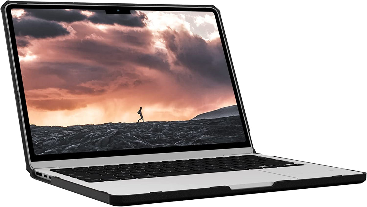 UAG Macbook Air 13" M2/M3/M4 (2022-) Plyo Case - Ice/Black