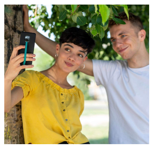 Artwizz Phone Strap For Your Smartphone Case - Petrol/Yellow