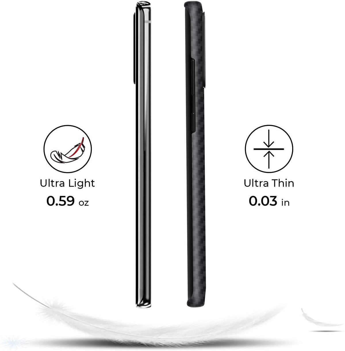 Pitaka Magez Case For Samsung Galaxy Note 20 Ultra - Karbon - Black/Grey Twill