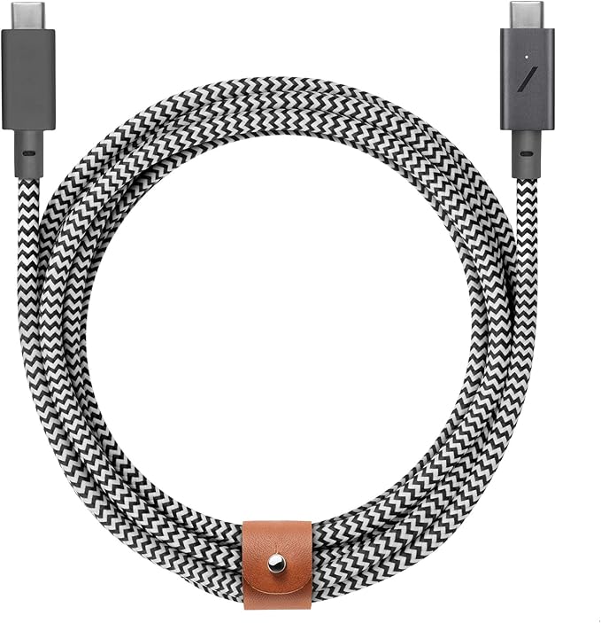 Native Union Belt Cable Pro 240W (USB-C to USB-C) - Zebra