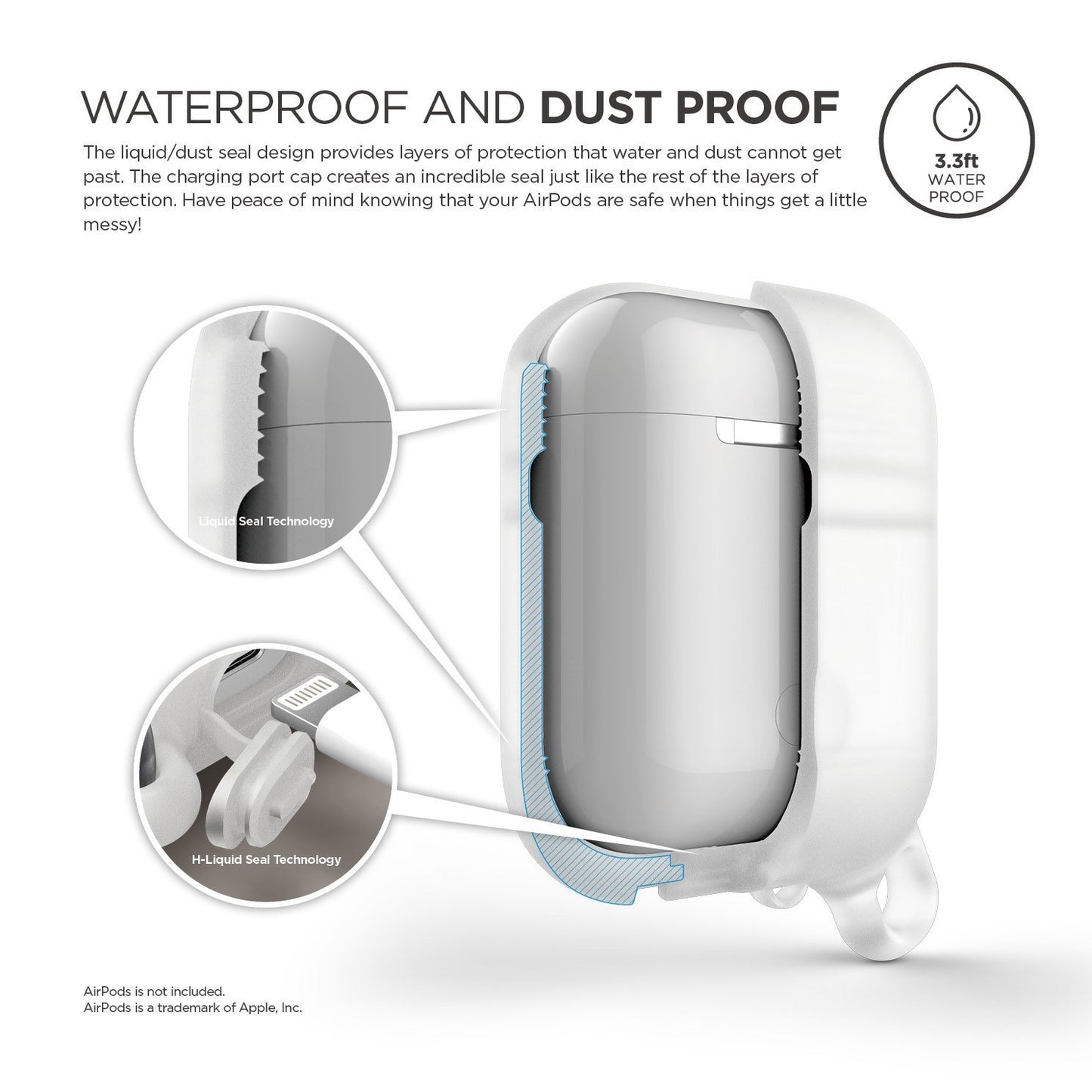 Elago Airpods 1&2 Waterproof Hang Case