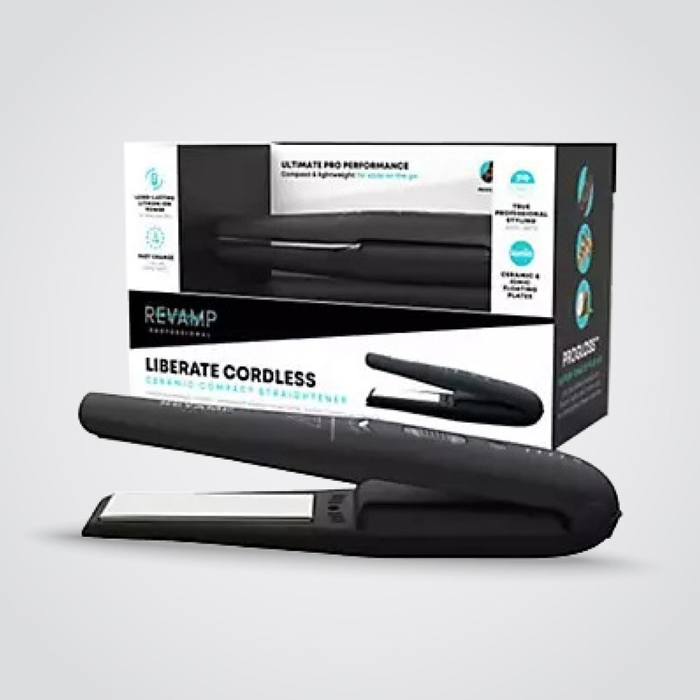 Revamp - Liberate Cordless Compact Hair - Straightener - Black