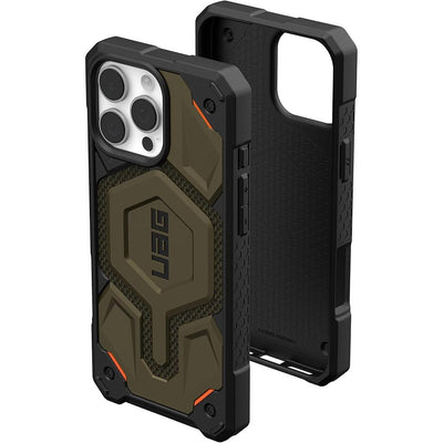 UAG Iphone 16 Pro Max Monarch Pro Kevlar Magsafe Case - Kevlar Element Green