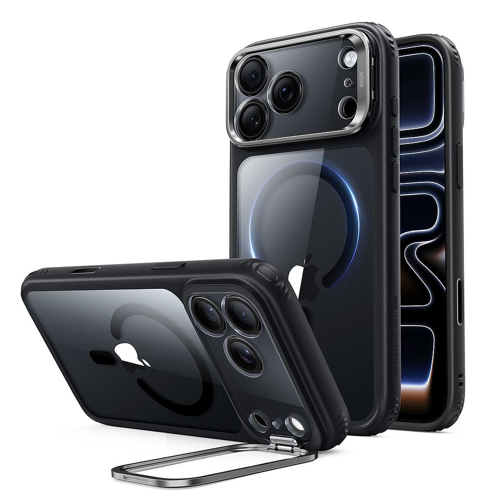 ESR Classic Hybrid Magnetic Case For Apple iPhone 18 Pro/Apple iPhone 17 Pro - Clear Black
