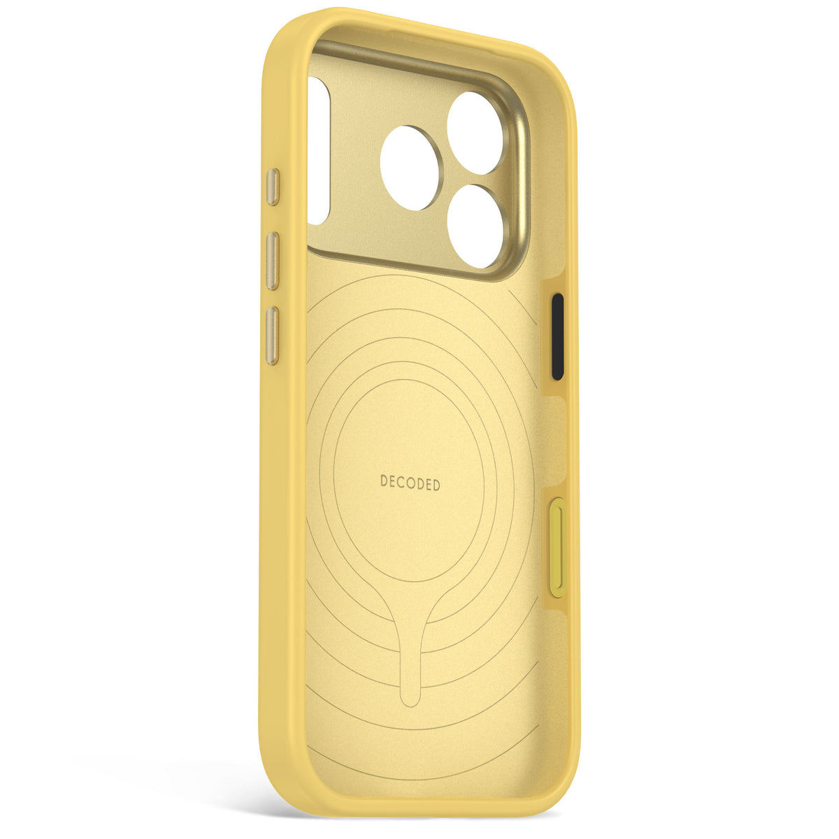 Decoded AntiMicrobial Silicone Backcover Case For Apple iPhone 18Pro Max / Apple iPhone 17 Pro Max - Citron