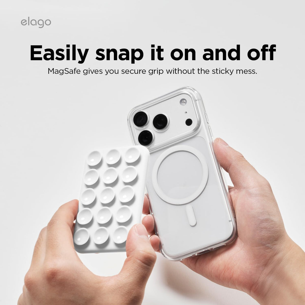 Elago Magnetic Suction Cup Mount - White