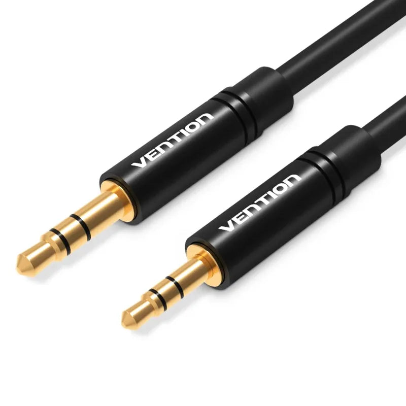 Vention 3.5mm Male to 2.5mm Male Audio Cable 1M Metal Type - Black