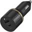 Otterbox Car Charger 30W - Usb-C 18W + Usb-A 12W Usb-Pd - Black