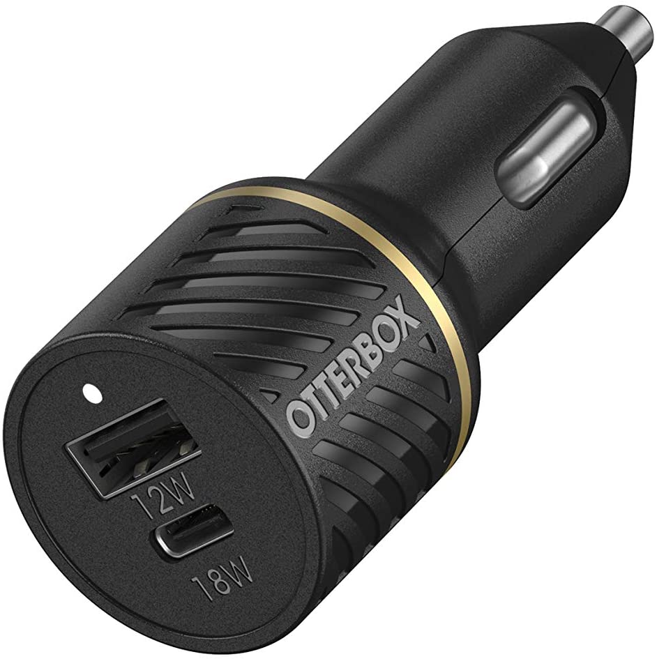 Otterbox Car Charger 30W - Usb-C 18W + Usb-A 12W Usb-Pd - Black