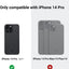 Pitaka Iphone 14 Pro Magez Case - Black/Grey Twill