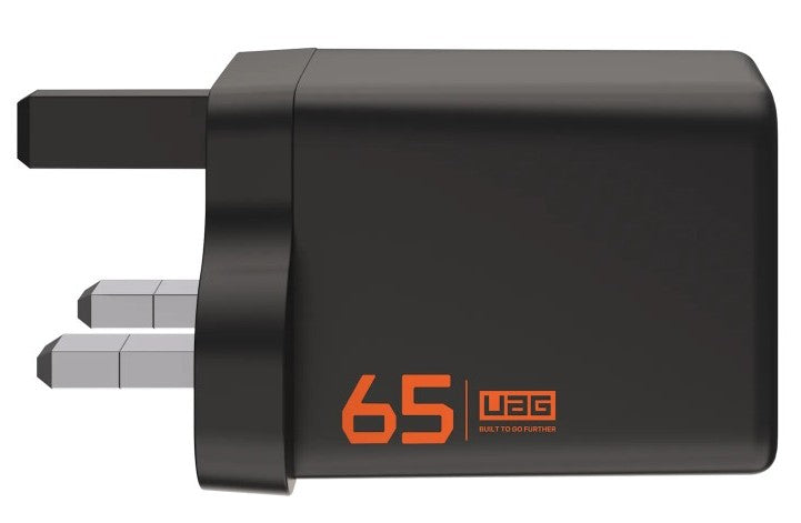 UAG Wall Charger SRGE 65W 3Port UK - Black