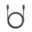 Baseus Silky Series Fast Charging Cable - USB-C / Lightning / 20W / 1 Meter / Cluster Black