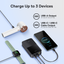 Baseus EnerFill FC51 Bipow2 Pro Digital Display Power Bank with Built-in Cable - 20000mAh / 22.5W / Cosmic Black