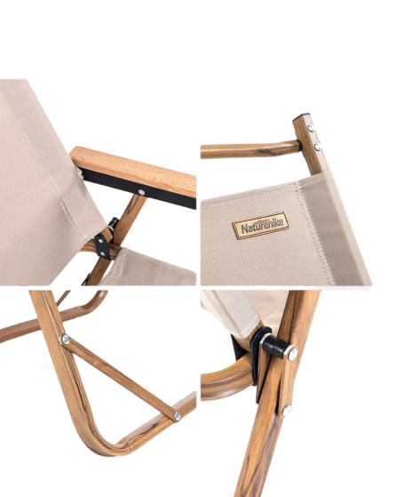 Naturehike Nightfall L02 Folding Chair - Black (L)