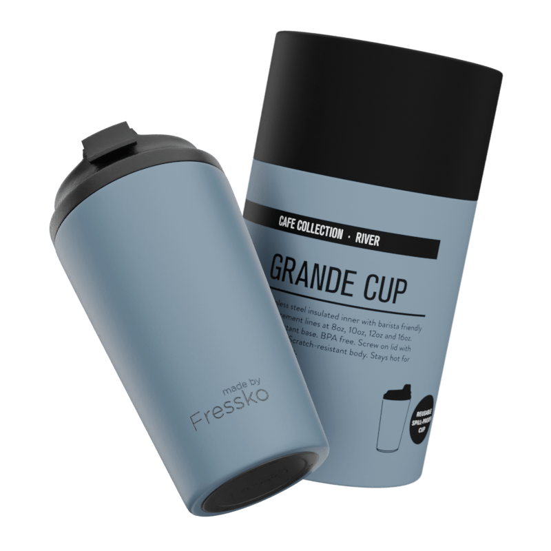 Fressko Grande 475ml / 16oz Cup - Stainless Steel - River