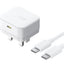 Baseus Palm Fast Charger with Cable - USB-C / 30W / Moon White
