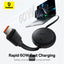 Baseus Free2Pull Mini Cable - USB-C / 60W / 1 Meter / Cluster Black