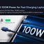 Baseus Tungsten Gold Fast Charging Cable - USB-C / 100W / 2 Meter / Blue