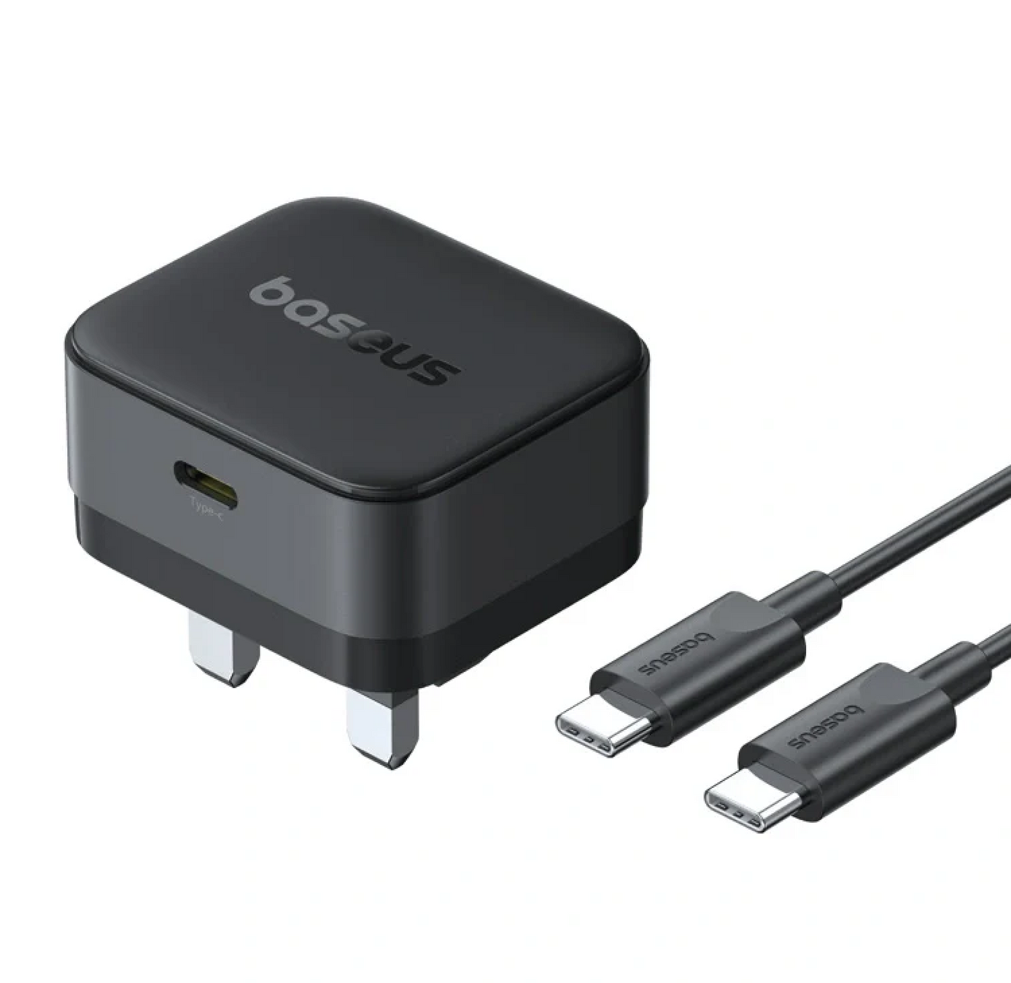 Baseus Palm Fast Charger with Cable - USB-C / 30W / Cluster Black