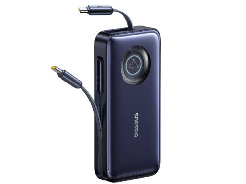 Baseus EnerCore CR11 Power Bank with Retractable Cable - 20000mAh / 100W / Cosmic Black