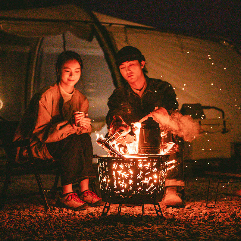 Naturehike Totem folding fire pit - Black