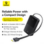 Baseus EnerFill FC51 Bipow2 Pro Digital Display Power Bank with Built-in Cable - 20000mAh / 22.5W / Cosmic Black
