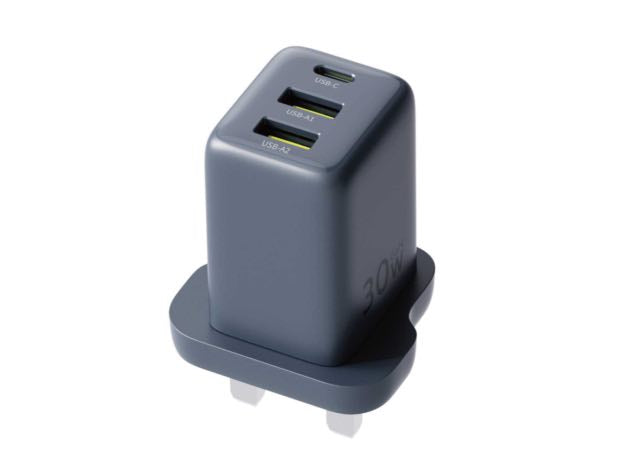 Baseus EnerFill FN11 Fast Charger - 30W / USB-A / USB-C / Cosmic Black