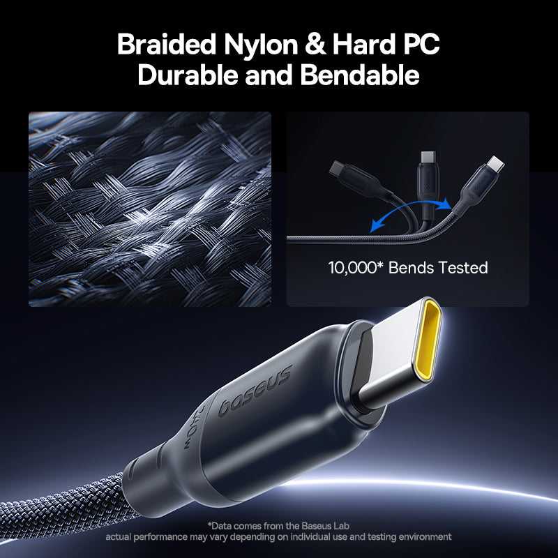 Baseus PicoGo Ⅱ Ultra Fast Charging Cable - USB-C / 240W / 2 Meter / Black