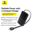 Baseus EnerFill FC51 Bipow2 Pro Digital Display Power Bank with Built-in Cable - 10000mAh / 22.5W / Cosmic Black