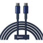 Baseus Tungsten Gold Fast Charging Cable - USB-C / 100W / 2 Meter / Blue