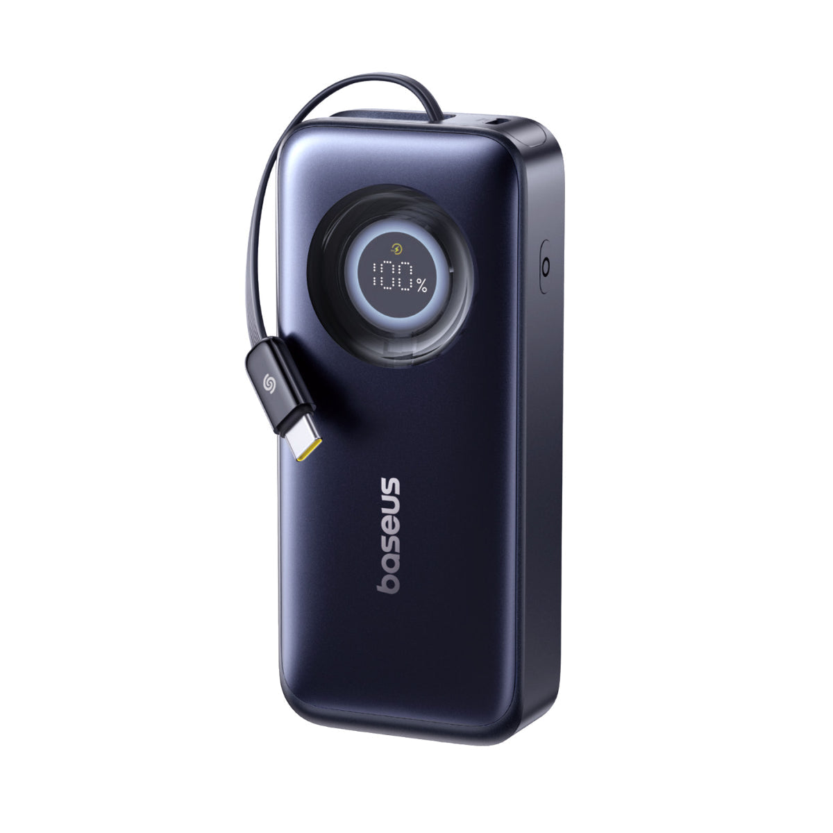 Baseus EnerCore CR11 Power Bank with Retractable Cable - 20000mAh / 67W / Cosmic Black