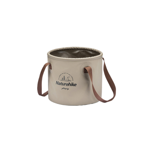 Naturehike Foldable Round Bucket - Light Brown (10L)