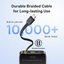Baseus EnerFill FC51 Bipow2 Pro Digital Display Power Bank with Built-in Cable - 10000mAh / 22.5W / Cosmic Black