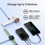 Baseus EnerFill FC51 Bipow2 Pro Digital Display Power Bank with Built-in Cable - 10000mAh / 22.5W / Cosmic Black