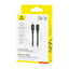 Baseus Silky Series Fast Charging Cable - USB-C / Lightning / 20W / 1 Meter / Cluster Black