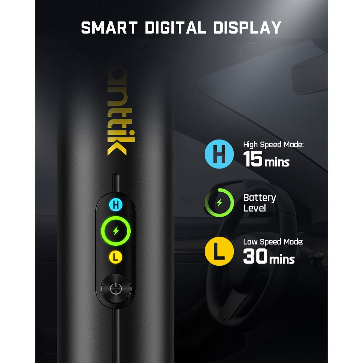 Fanttik Slim V10 APEX Cordless Handheld Vacuum Cleaner - Black