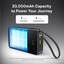 Baseus EnerFill FC51 Bipow2 Pro Digital Display Power Bank with Built-in Cable - 20000mAh / 22.5W / Cosmic Black