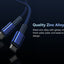 Baseus Tungsten Gold Fast Charging Cable - USB-C / 100W / 2 Meter / Blue