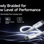 Baseus New Braided Fast Charging Cable - USB-C / 100W / 1 Meter / White